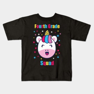 Fourth Grade Squad Kids T-Shirt